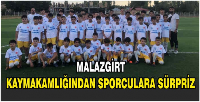 Malazgirt Kaymakamlığından sporculara sürpriz