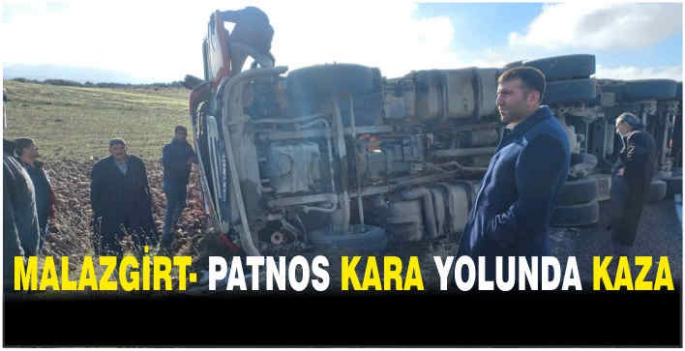 Malazgirt- Patnos kara yolunda kaza