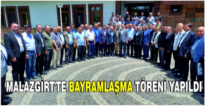 Malazgirt'te bayramlaşma töreni yapıldı