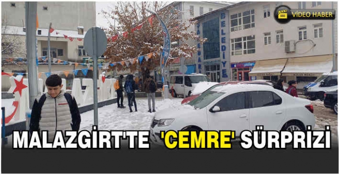 Malazgirt’te  ‘Cemre’ sürprizi