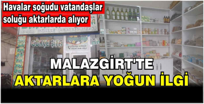 Malazgirt'te aktarlara yoğun ilgi