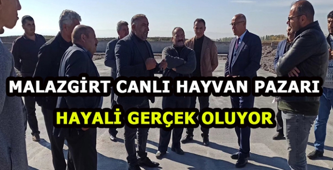 Malazgirt’te Hayvan Pazarı kurulması hayali gerçek oluyor