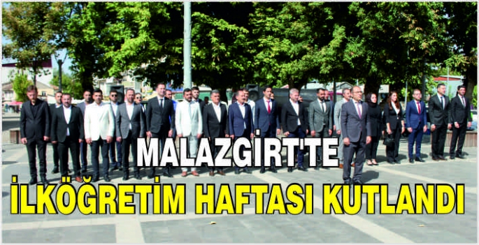 Malazgirt’te ilköğretim haftası kutlandı