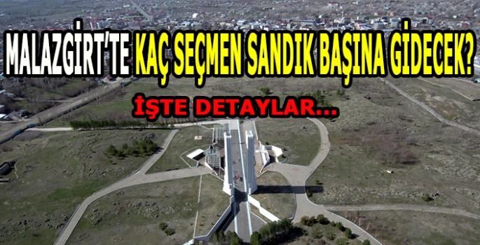 Malazgirt’te kaç sandıkta kaç seçmen oy kullanacak? İşte merak edilen detaylar