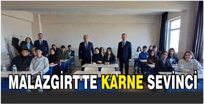 Malazgirt'te karne sevinci