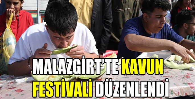 Malazgirt’te Kavun Festivali: Baldan tatlı kan şekerini yükseltmiyor