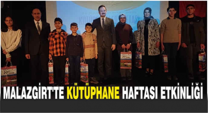 Malazgirt'te Kütüphane Haftası Etkinliği