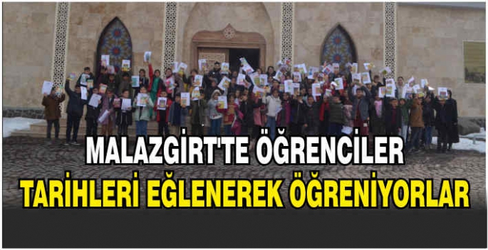 Malazgirt’te öğrenciler tarihleri eğlenerek öğreniyorlar