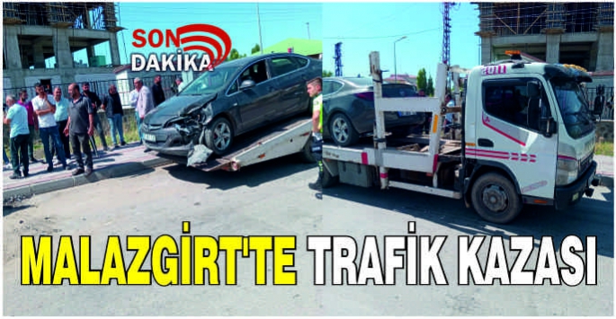 Malazgirt'te trafik kazası