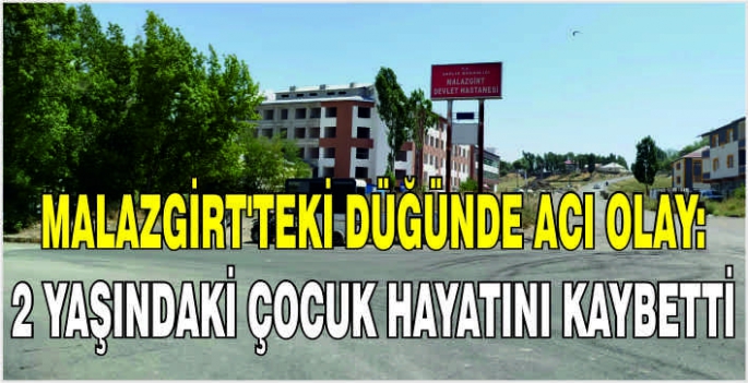 Malazgirt'teki düğünde acı olay: 2 yaşındaki çocuk hayatını kaybetti