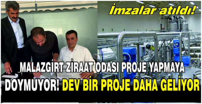 Malazgirt Ziraat Odası proje yapmaya doymuyor! Dev bir proje daha geliyor