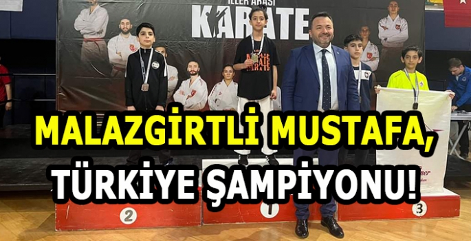 Malazgirtli Mustafa, Türkiye şampiyonu oldu!