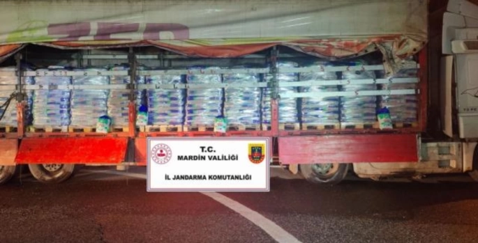 Mardin'de 25,5 ton sahte toz deterjan ele geçirildi