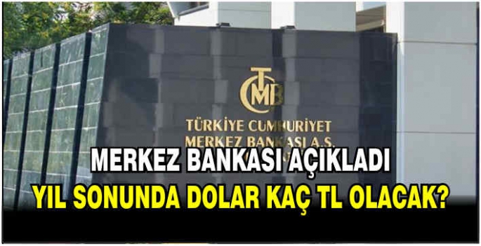 Merkez Bankası açıkladı, yıl sonunda dolar kaç TL olacak?