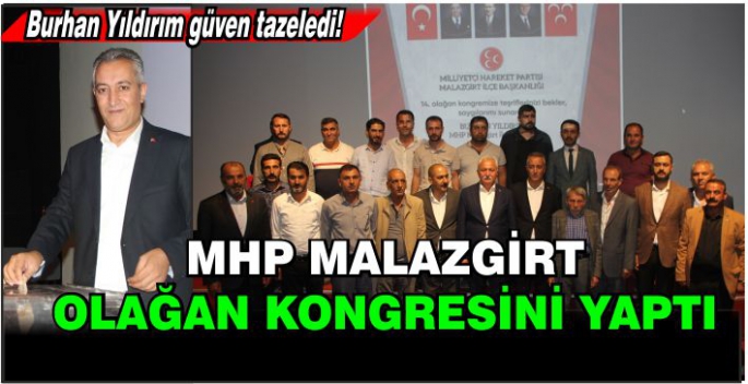 MHP Malazgirt olağan kongresini yaptı