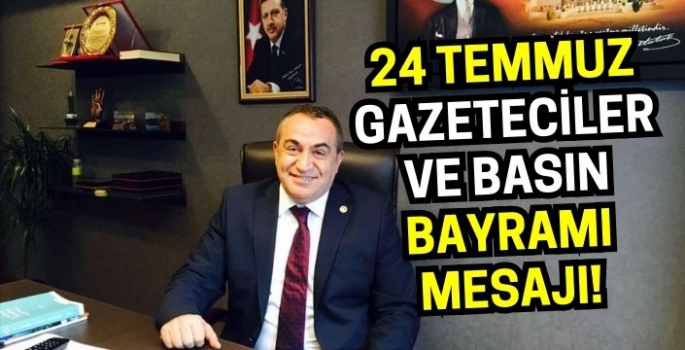 Milletvekili Şimşek'den Gazeteciler ve Basın Bayramı Kutlama Mesajı