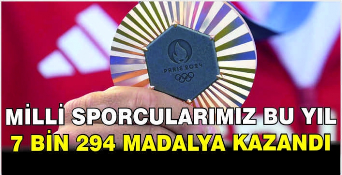 Milli sporcularımız bu yıl 7 bin 294 madalya kazandı