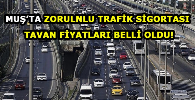 Milyonlarca sürücüyü ilgilendiriyor: Muş’ta zorunlu trafik sigortasında tavan fiyatları belli oldu!