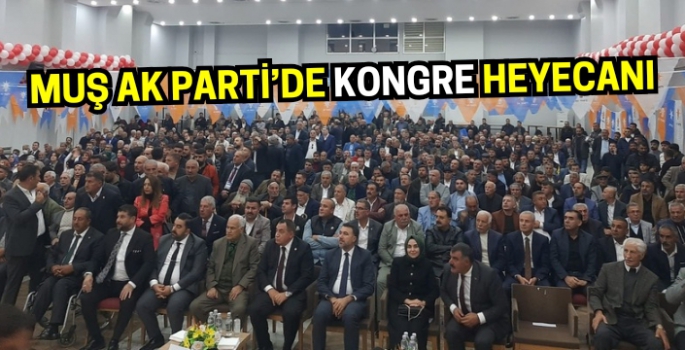 Muş AK Parti'de kongre heyecanı!  