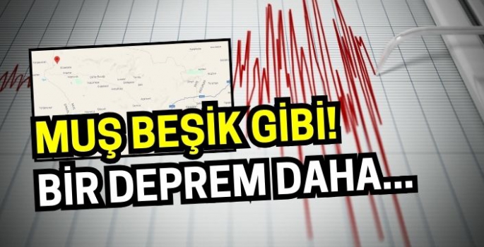 Muş beşik gibi sallanıyor: Varto’da şiddetli bir deprem daha!