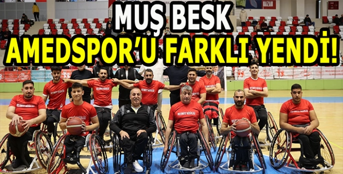 Muş BESK Amedspor’u farklı yendi: Hedefe son adım!