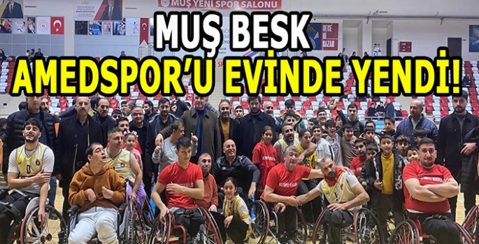 MUŞ BESK Amedspor’u mağlup etti!