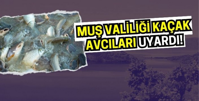 Muş Bulanık ve Varto'da balık avlayanlar dikkat! 26 bin 242 TL para cezası kesilecek