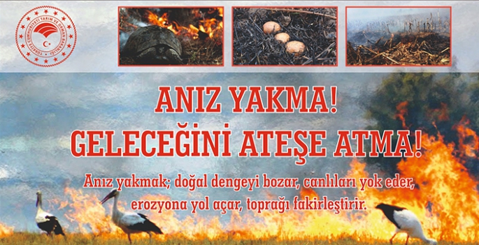 Muş çiftçilerine uyarı! Geleceğini ateşe atma