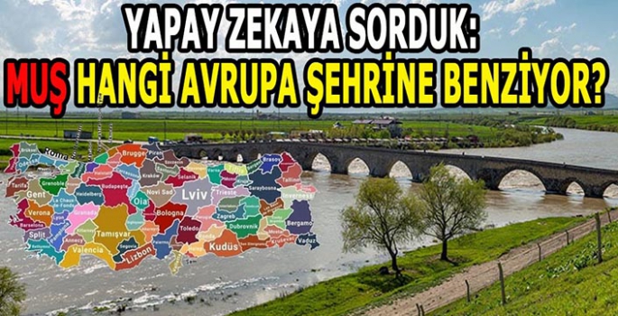 Muş en çok hangi şehre benziyor? Yapay zekâ yanıtladı!