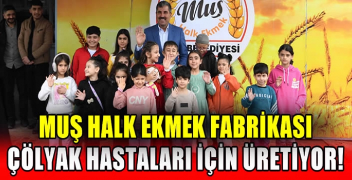 Muş Halk Ekmek Fabrikası Çölyak hastaları için üretiyor! 