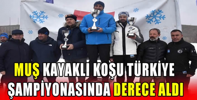 Muş Kayaklı Koşu Türkiye şampiyonasında derece aldı