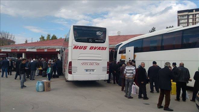 Muş otobusleri doldu taştı! Ek seferlerde yetmiyor