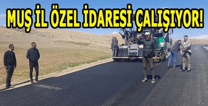 Muş Özel İdaresi çalışıyor: Köy yolları kışa hazırlanıyor