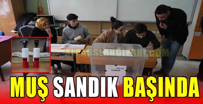 Muş sandık başında