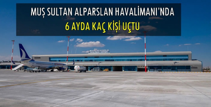 Muş Sultan Alparslan Havalimanı’nda son 6 ayda rekor uçuş gerçekleştirildi