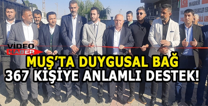 Muş'ta 30 Engelli bireye tekerlekli sandalye desteği: 367 Engelli vatandaşın hayatına dokunuldu!