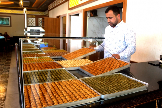 Muş'ta baklavacıların 