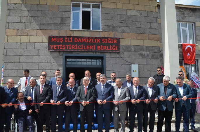 Muş'ta Damızlık Sığır Yetiştiricileri Birliği hizmet binası tamamlandı