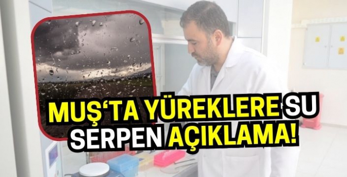 Muş'ta dolu ile yağan cisimlerin gizemi çözüldü: Yüreklere su serpen açıklama!