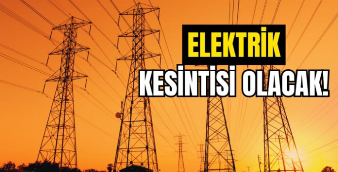 Muş'ta elektrik kesintisi yaşanacak! İşte kesintinin yapılacağı ilçe ve saatler