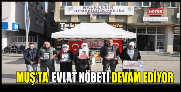 Muş'ta evlat nöbeti devam ediyor: Bizim vazgeçeceğimizi sanmasınlar...