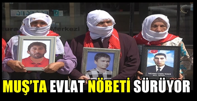 Muş’ta evlat nöbeti sürüyor: Çocuklarımız gelene kadar devam edeceğiz