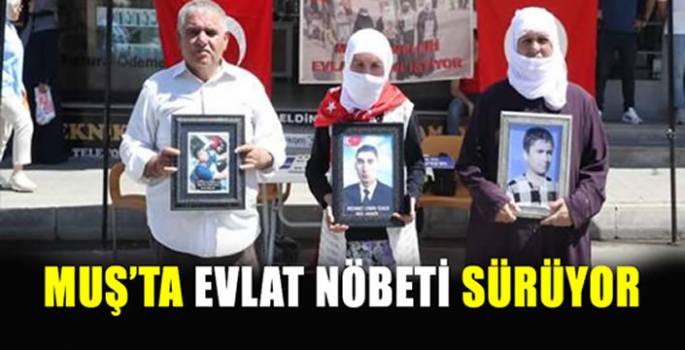 Muş’ta evlat nöbeti sürüyor: Evlatlarımızı vereceksiniz