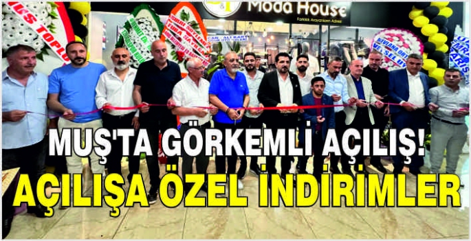 Muş'ta görkemli açılış! Açılışa özel indirimler