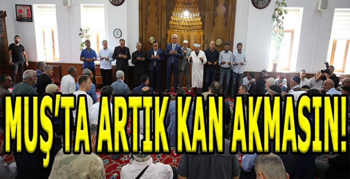 Muş'ta husumetli aileler barıştırıldı: Bu coğrafyada artık kan akmasın!