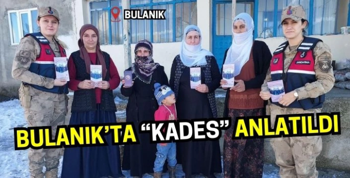 Muş'ta Kadınlara KADES uygulaması tanıtıldı