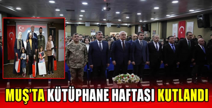 Muş'ta kütüphane haftası kutlandı