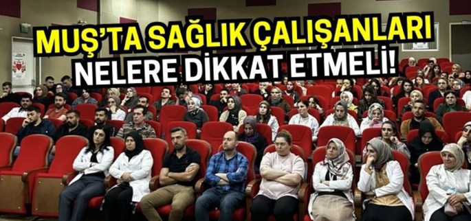 Muş’ta Laboratuvar İnceleme ve Tanı Yöntemleri ele alındı!