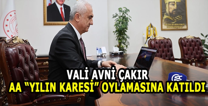 Muş Valisi Avni Çakır, AA'nın yılın kareleri oylamasına katıldı!