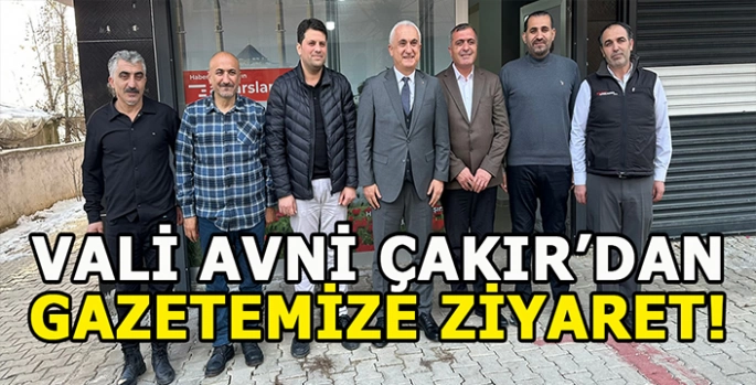 Muş Valisi Avni Çakır’dan Alparslan Diyarı Gazetesine ziyaret!